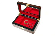 Open Chinese Jewelry Box Royalty Free Stock Photos Open Chinese Jewelry Box Royalty Free Stock Photos