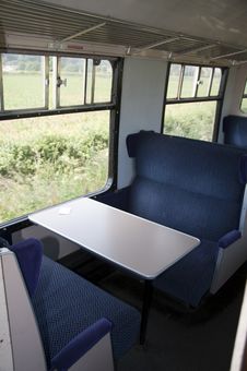 Empty Train Carriage Seats Stock Photos Empty Train Carriage Seats Stock Photos