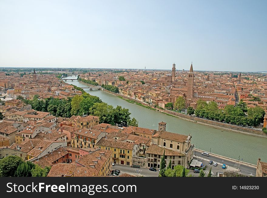 The buildings and architecture of 
verona in italy. The buildings and architecture of 
verona in italy