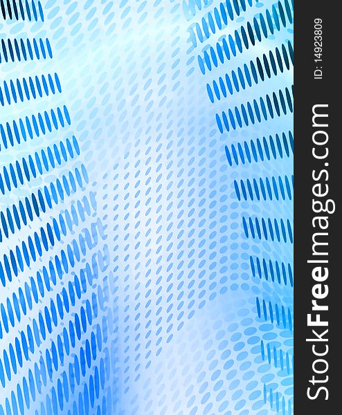 Abstract bluer cover with circles. Abstract bluer cover with circles