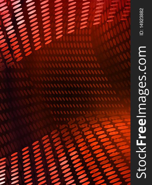 Abstract modern red cover with circles