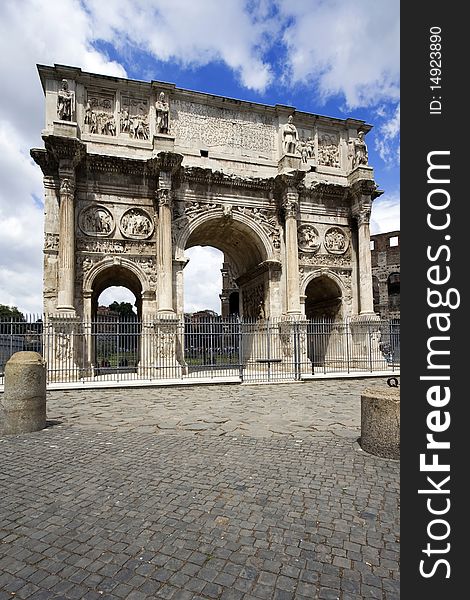 Arco di Costantino (Arch of Constantine), Roma, Italy. Arco di Costantino (Arch of Constantine), Roma, Italy