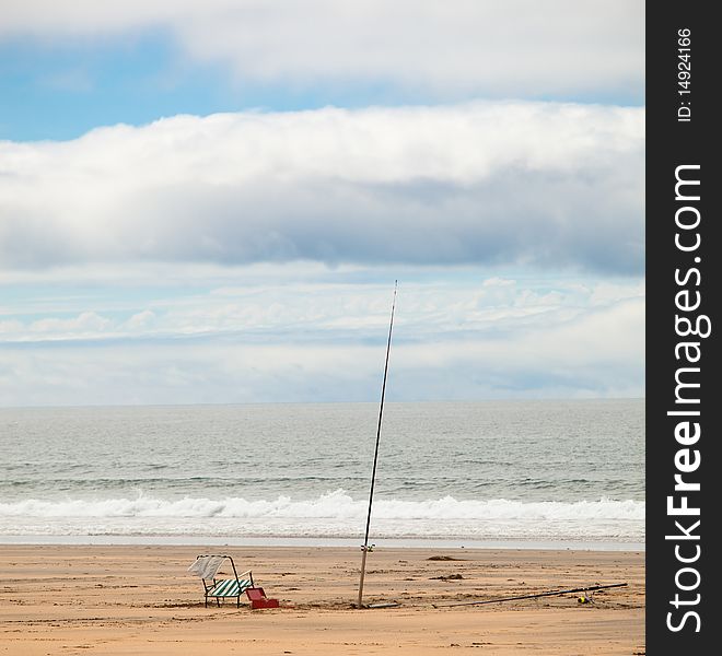 Fishing Gear On The Beach In West Ireland