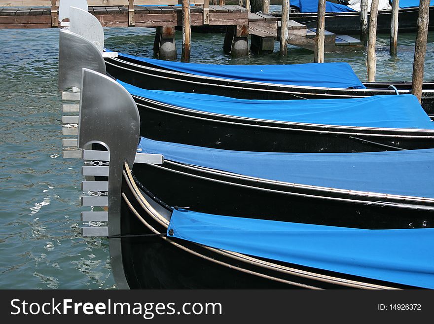 Gondolas In Venice