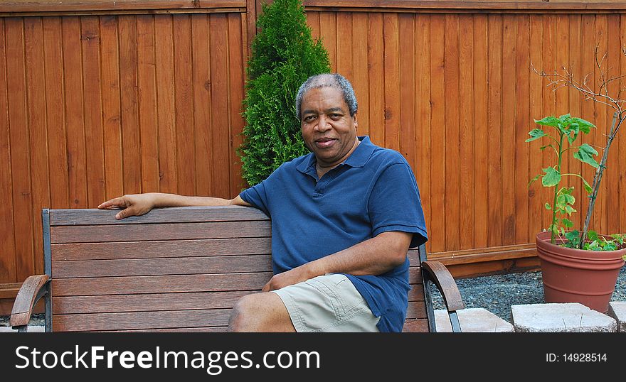 Expressions of an african american man outdoors. Expressions of an african american man outdoors.