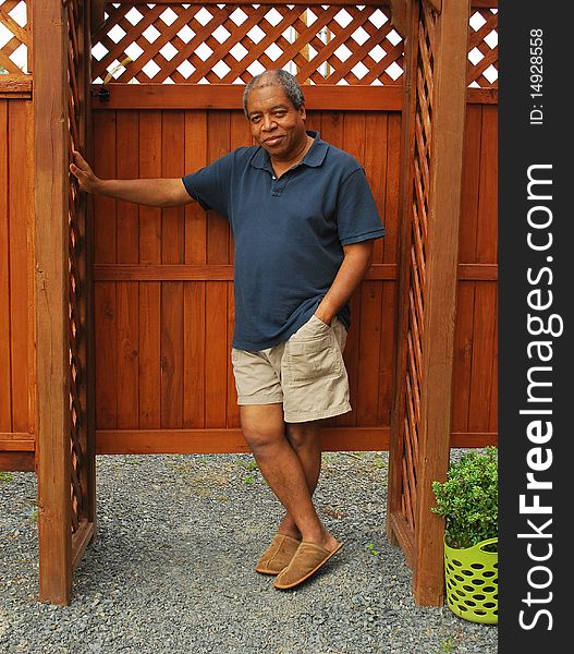 Expressions of an african american man outdoors. Expressions of an african american man outdoors.