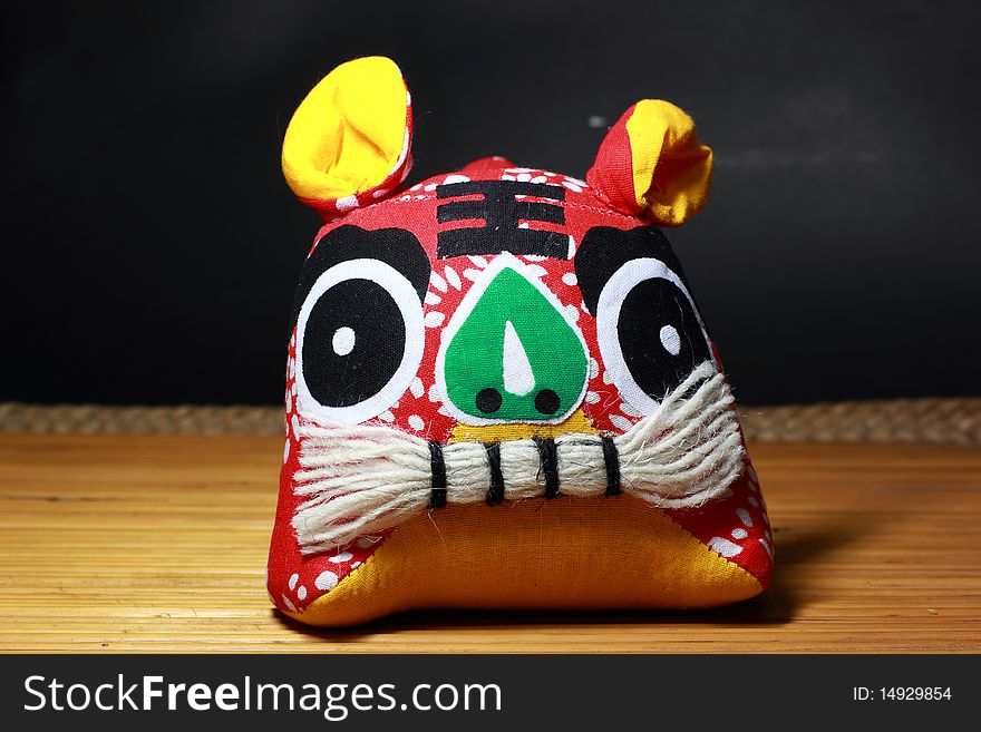 Chinese cloth tiger,folk crafts.