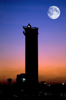 Marina Lighthouse Royalty Free Stock Images Marina Lighthouse Royalty Free Stock Images