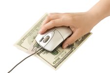 Computer Mouse In Hand Stock Images Computer Mouse In Hand Stock Images