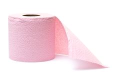 Roll Of Toilet Paper Royalty Free Stock Photos