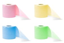 Rolls Of Toilet Paper Royalty Free Stock Photos