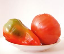 Pepper, Tomato, Vegetables Royalty Free Stock Photo Pepper, Tomato, Vegetables Royalty Free Stock Photo