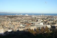 Beautiful View From Edinburgh Castle Parapet Stock Photos Beautiful View From Edinburgh Castle Parapet Stock Photos