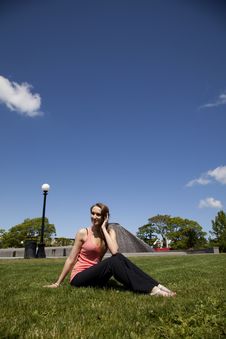 Looking Away Grass Royalty Free Stock Images Looking Away Grass Royalty Free Stock Images