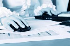 Hand Of A Young Business Woman Stock Photos Hand Of A Young Business Woman Stock Photos