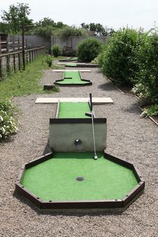 Mini Golf Area Stock Photo Mini Golf Area Stock Photo