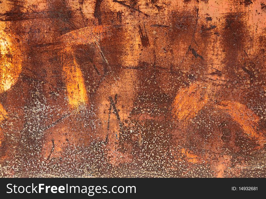 Rusty metal texture