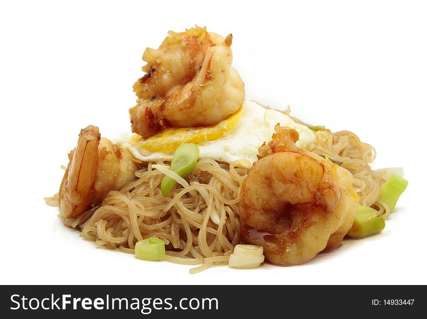 Rice Noodle Egg Shrimp