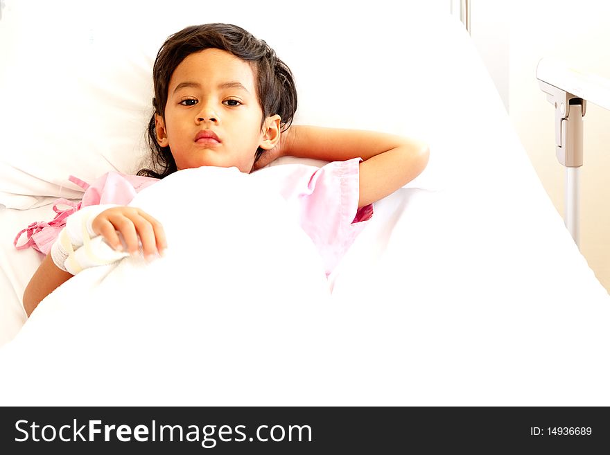 Boy in hospital