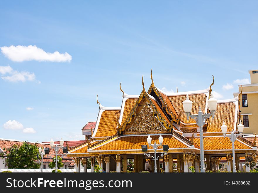 Travel in the bangkok holiday,temple thai on the sky , south of asia. Travel in the bangkok holiday,temple thai on the sky , south of asia