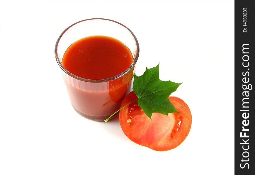 Fresh and tasty tomato juice made of organic vegetables. Fresh and tasty tomato juice made of organic vegetables