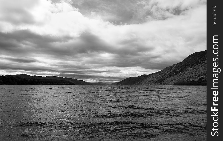 A view of Loch Ness, Scotland.
