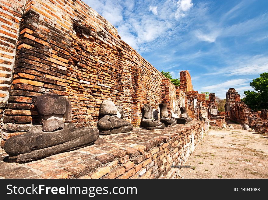 Watmahathat, ancient temple in Thailand