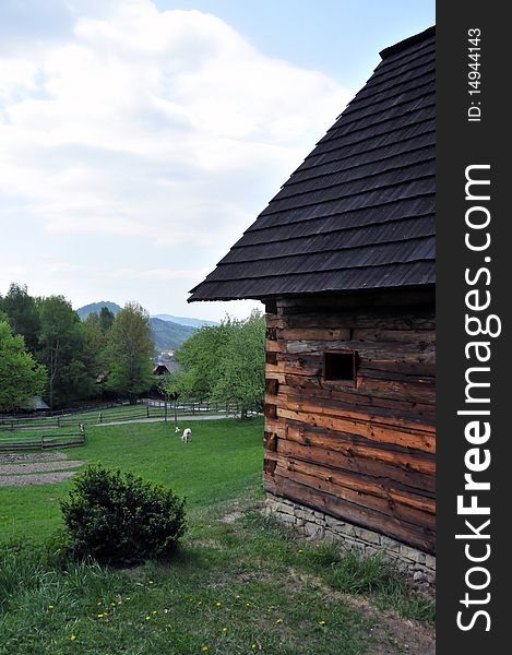 Old house, old wooden house, wood village, romantic, village house, folklore, folk, old window flower meadow. Old house, old wooden house, wood village, romantic, village house, folklore, folk, old window flower meadow