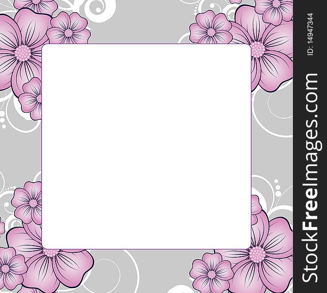abstract floral background wit place for your text. abstract floral background wit place for your text