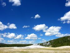 Old Faithful, Yellowstone National Park Royalty Free Stock Image Old Faithful, Yellowstone National Park Royalty Free Stock Image