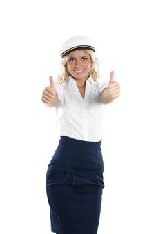 Image Of A Sailor Girl Holding Thumbs Up Royalty Free Stock Photos Image Of A Sailor Girl Holding Thumbs Up Royalty Free Stock Photos