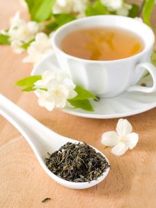 Jasmin Green Tea Stock Image Jasmin Green Tea Stock Image
