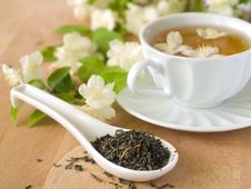 Jasmin Green Tea Royalty Free Stock Photos Jasmin Green Tea Royalty Free Stock Photos