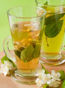Jasmin Green Tea Royalty Free Stock Photos Jasmin Green Tea Royalty Free Stock Photos