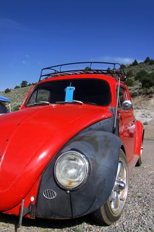 Red Classic Car Royalty Free Stock Image Red Classic Car Royalty Free Stock Image