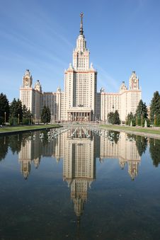 Lomonosov Moscow State University, Main Building. Stock Images Lomonosov Moscow State University, Main Building. Stock Images