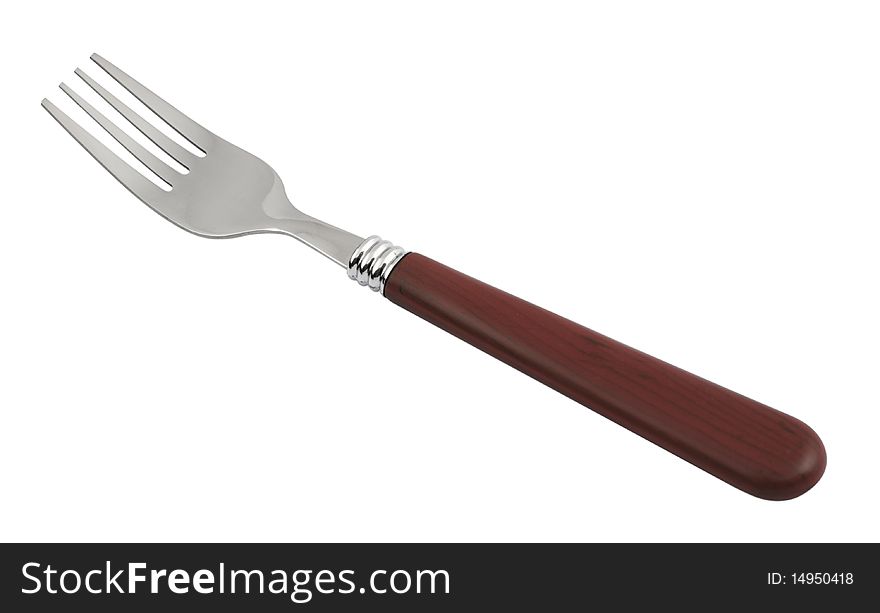 Fork,isolated on white with clipping path.