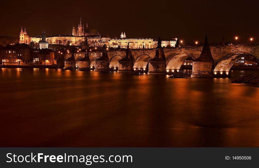 Charles Bridge with Prague castle