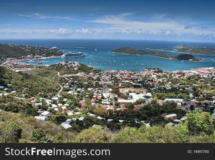 Saint Thomas Landscape and Colors, Caribbean. Saint Thomas Landscape and Colors, Caribbean