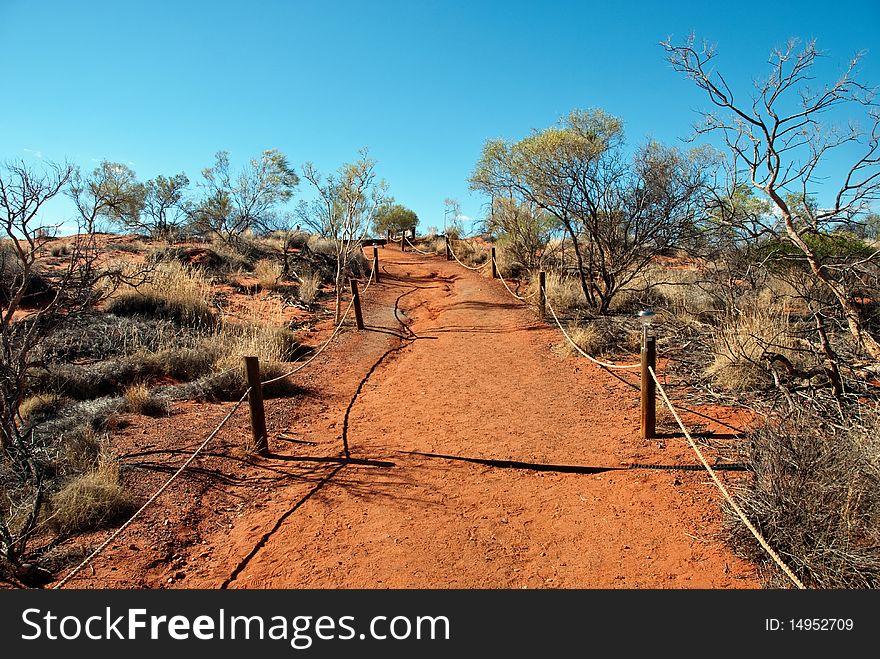 Bright and Sunny Day in the Australian Outback