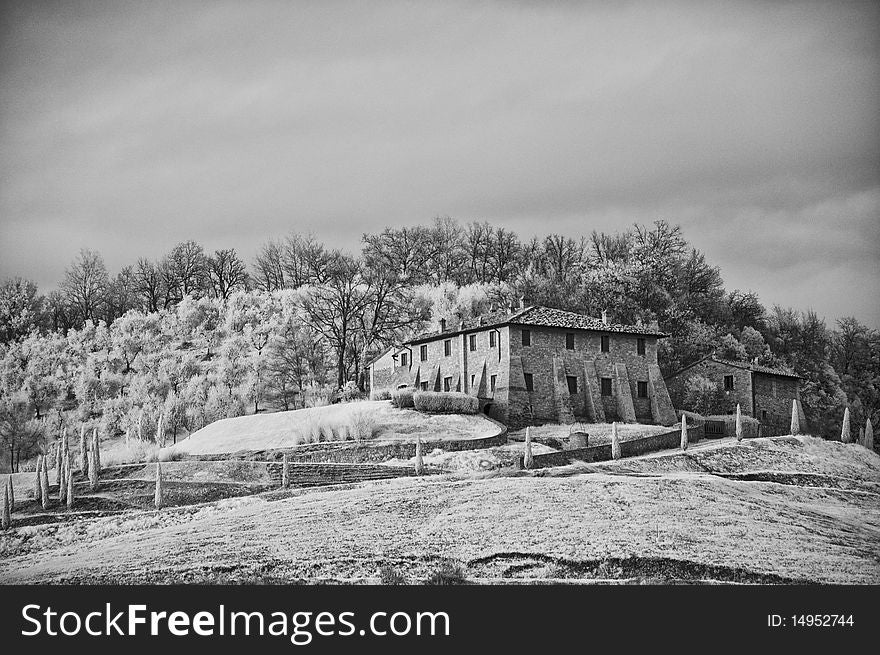 Tuscan Countryside by Infrared