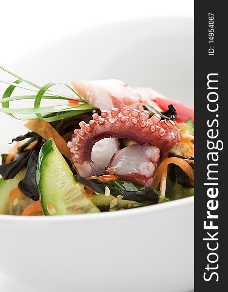 Salad with Octopus and Vegetables. Salad with Octopus and Vegetables