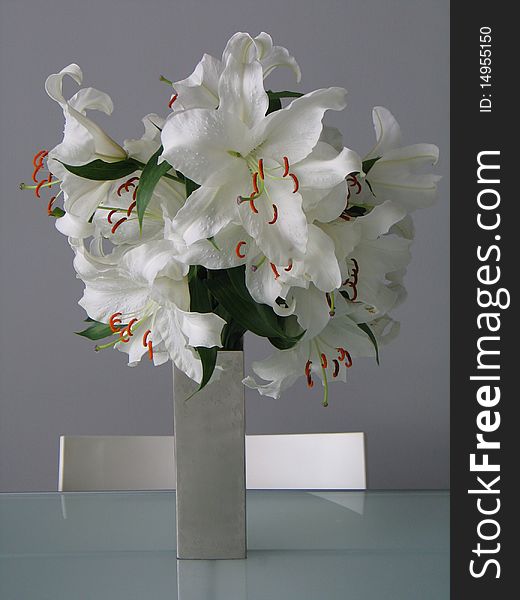 Bouquet of flowers on a table