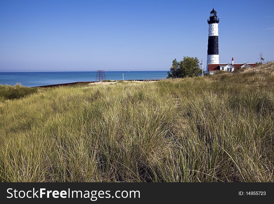 Big Sable Point Lighthouse, Michigan, USA.