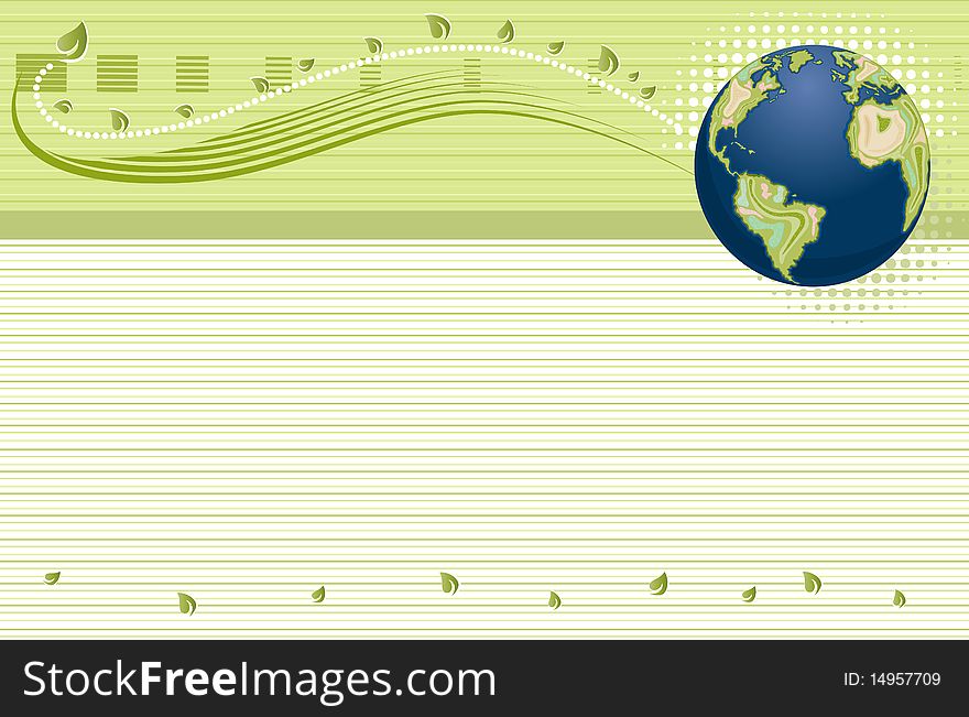 Green technologies - abstract background