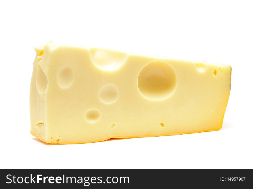 Sector Part Of Yellow Cheese