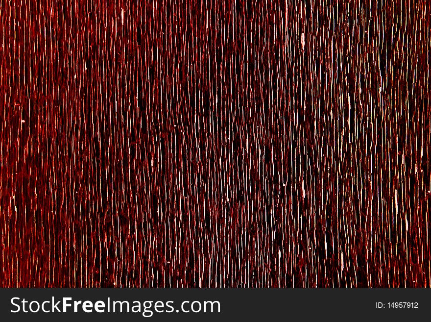 Texture of cracked color on wood wall