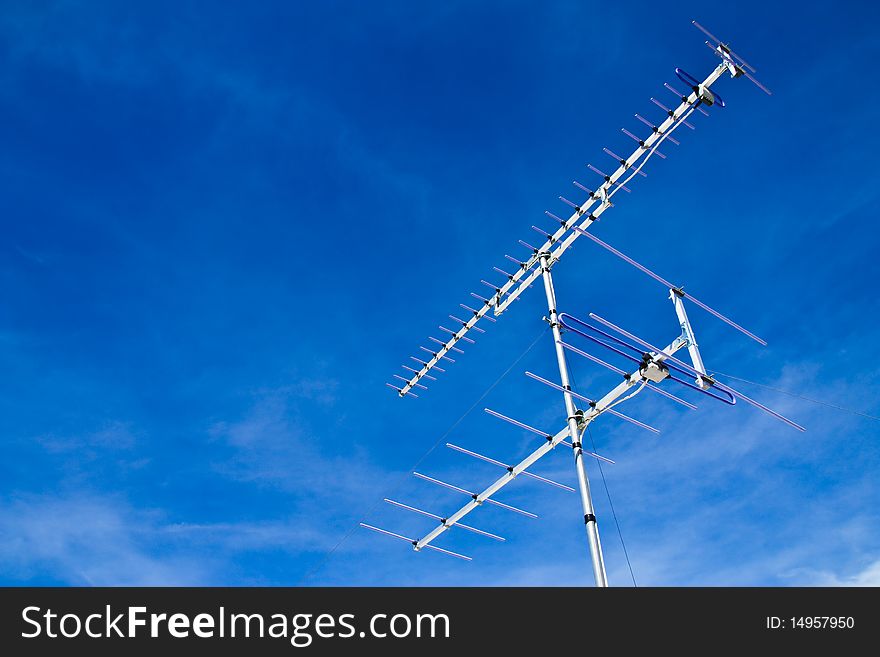 Old style television antenna