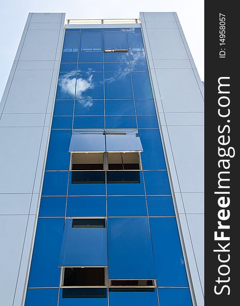 Blue Sky And Office Building