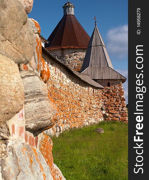 Towers of Solovetsky Monastery